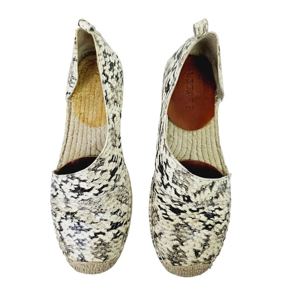 1.STATE Women's White Dela Espadrille Flat 8M EUC - Picture 3 of 9